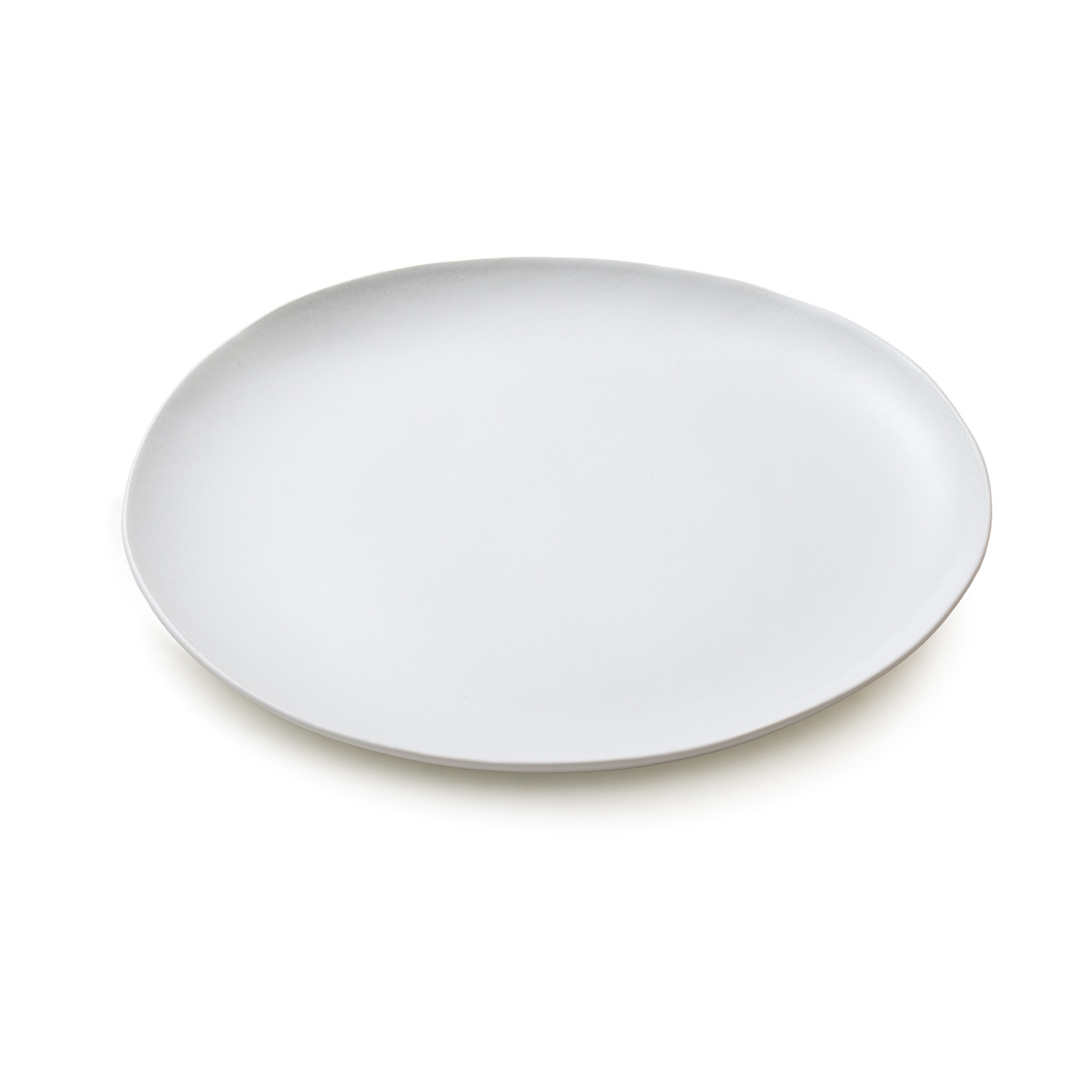 Senn Round Plate L: Chalk