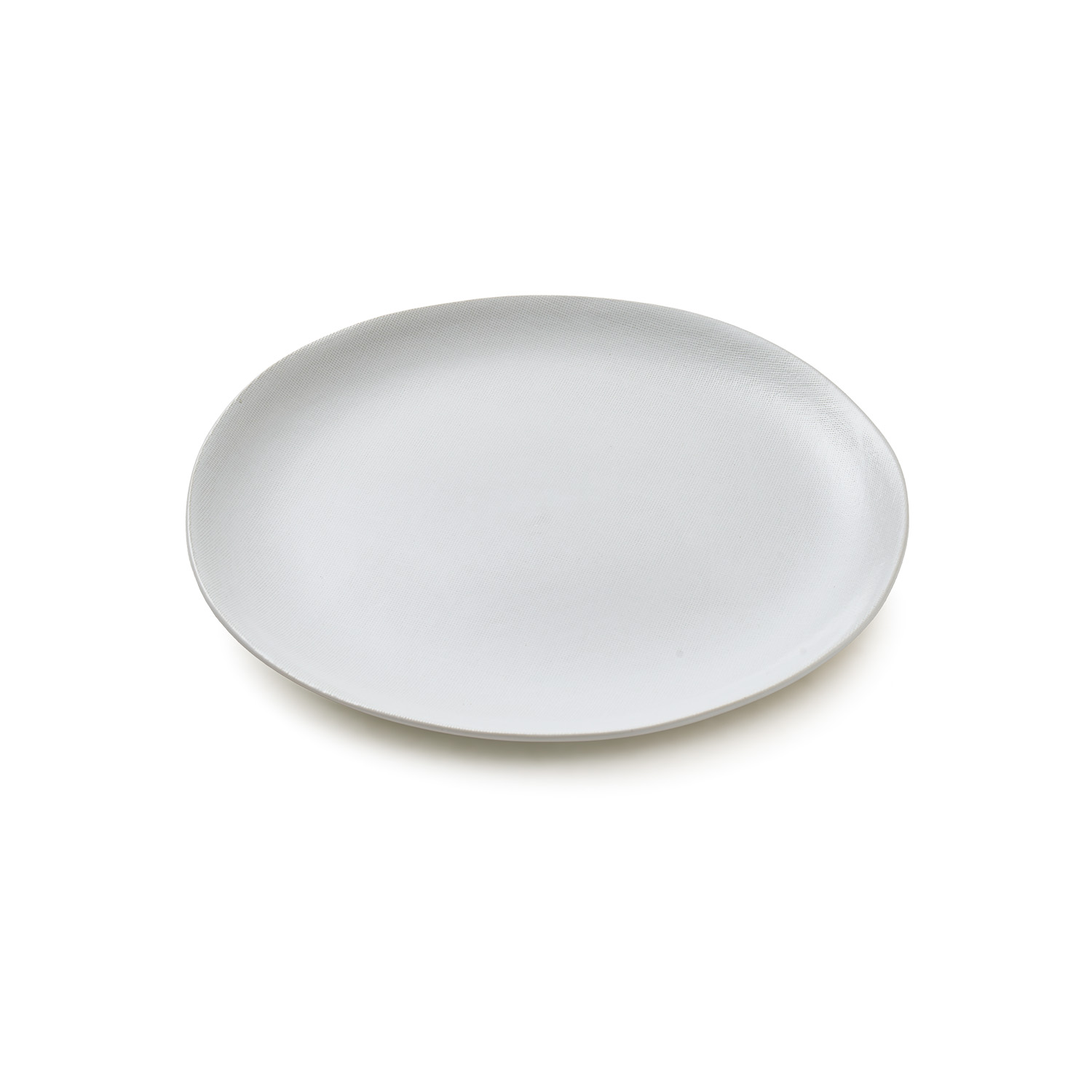 Senn Round Plate M in: Chalk